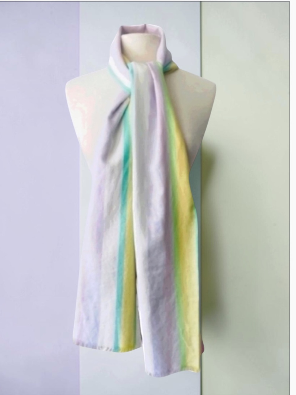 ETRO Cashmere Silk Blend Scarf Shawl New 27x76